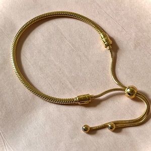 Gold Pandora Slider Bracelet